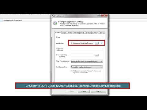 How To Run Dropbox As A Windows Service