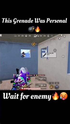 He Didn’t Expect This Nade Through Window 💣 | #bgmi #bgmishorts #grenadekill #bgmiop #bgmigamepla