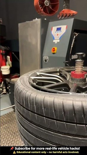 New Tyre Setup on This Beast! 🛞🔥 #mechanic #carmods