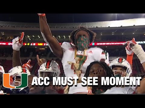 Miami DB Al Blade Jr. Gets The INT And The Turnover Chain