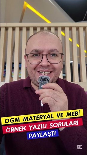 OGM Material and Mebi Published Sample Written Questions! #ykstavsiye #mebi #written #meb #math