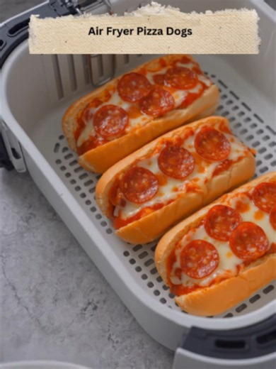 Air Fryer Pizza Dogs Recipe – Easy 8–10 Minute Snack