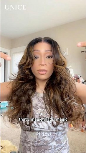 UNice Hair Pre-cut Lace Lace Body Wave Wig Balayage Highlight