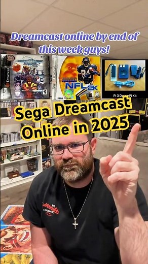 Sega Dreamcast online in 2025 #sega #retrogaming #gaming #segadreamcast