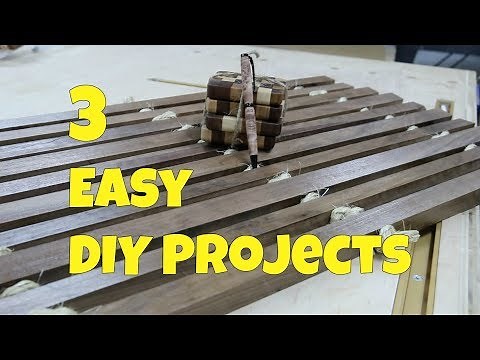 3 Easy DIY Projects You Can Make In One Day - Woodworking