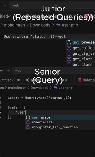 Senior Laravel developers NEVER write code like this 👀