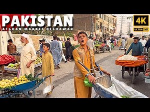 🇵🇰 Virtual 4k Walk Through The old Streets of Peshawar | Peshawar 4K Walk