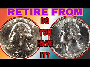 RARE 1991 -P & 1992 -D Washington Quarters Worth BIG Money! Hidden Treasures in Your Pocket Change!