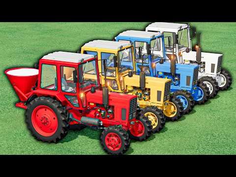 Work with Colors - LIME JOB ! Mini Tractor | Farming Simulator 22