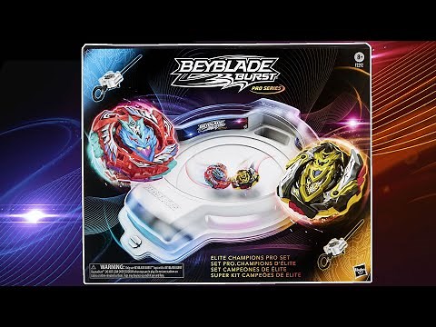 NEW Elite Champions Pro Battle Set Beyblade Burst Pro Series Unboxing Review Battles!