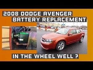 How to replace 2008 Dodge Avenger Battery