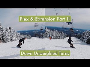 【单板滑行提高班 4】单板滑行中的上下重心问题｜Flex & Extension Part II - Down Unweighted Pattern｜Group Study
