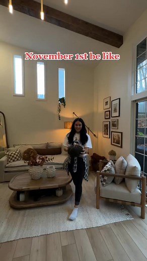 18K views · 29 reactions | November 1st, tree is up! Our tree is the 10ft king douglas fir slim from Of Christmas  #christmas #christmastime #christmastree #kingofchristmas #november1stbeginsthechristmasseason #november1st #holiday | Newbuild Newlyweds | Facebook