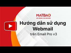 Hướng dẫn sử dụng cơ bản Webmail trên dịch vụ Email Pro v3