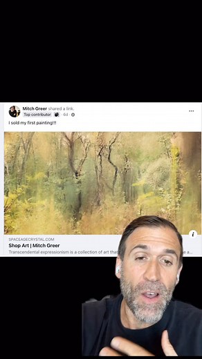Mitch followed our marketing and sold his first painting! | Art Storefronts | Facebook