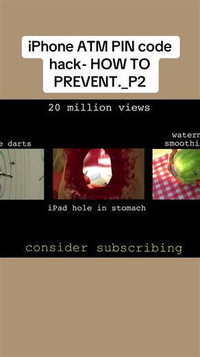 iPhone ATM PIN code hack- HOW TO PREVENT._P2 #Train #testing #space #mark #rober