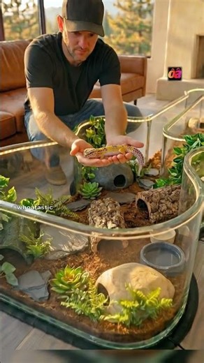 Building a Guitar Shaped Terrarium for a Leopard Gecko #interiordesign #reptiles #terrarium