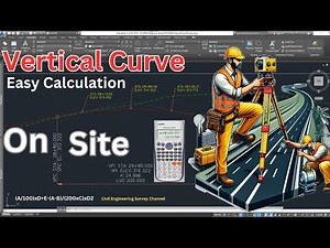 Easy Vertical Curve Calculation Formula for Site Surveying
