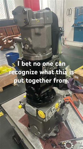 Mysterious triple pump setup – any idea what it's used for?"#rexroth #Industrial Machinery#hydraulic