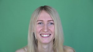 Happy Young Beautiful Woman White Hair Stock Footage Video (100% Royalty-free) 1030914431 | Shutterstock