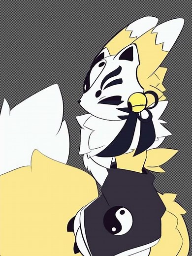 my Renamon variant/OC art the flow in Japan #digimon #speedpaint #fanmade #ibispaintx