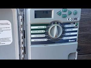 Como programar RELOJ AUTOMATICO(TIMER) para REGAR el JARDIN (IRRIGACION) marca HUNTER