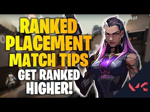 VALORANT RANKED PLACEMENT MATCH TIPS! HOW TO GET A HIGHER RANK!
