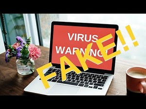 Fake Virus Warning - Claims to be Microsoft notifying you. Here's how to break out!