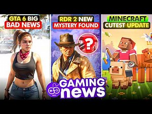GTA 6 BAD News, RDR 2 Big Mystery, Minecraft, Resident Evil Open World, Intel VS AMD | GamingNews 68