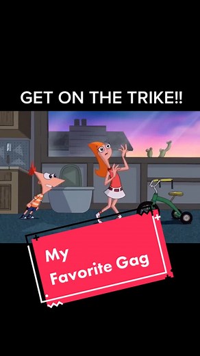 Hilarious Phineas and Ferb Moments: Get on the Trike!!