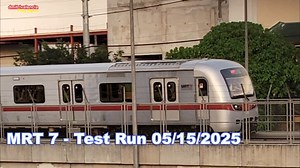 As the sun begins to set, the MRT-7 glides along Commonwealth Avenue, cutting through the twilight with sleek precision. Against the evening rush hour of Commonwealth Avenue near Diliman and Feria, the train's movement feels like a glimpse into the futuristic and exciting times of progress for Metro Manila's commuters particularly on this corridor. The rhythmic hum of the test run signals the dawn of a new era of urban transport, bringing efficiency and connectivity ever closer to reality and jo