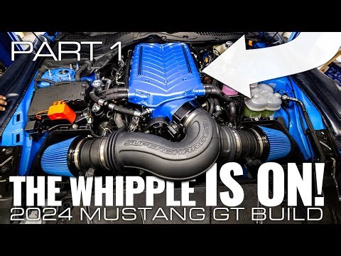 The Whipple IS ON! - Supercharged 2024 Ford Mustang Build - Part 1