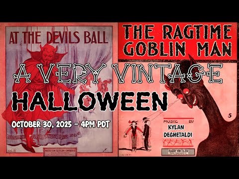 A Very Vintage Halloween (2025) - 31 Classic Spooky Tunes from the 1890s-2020s