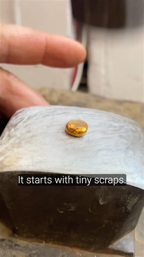 Gold coin Ring making