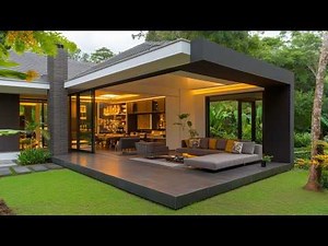This Single Story Minimalist Luxury House Design Looks Simple Outside but Shockingly Grand Inside