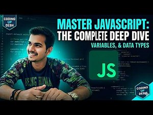 JavaScript Data Types + Variable (Complete 50 Min Detailed Lecture) | Hindi + English