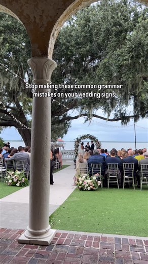 Wedding Content Creator | Tampa Bay on Instagram: "Skip the reprints and save this post! 💓 The Smiths vs. The Smith’s Keep it plural, not possessive. Drop the apostrophe when referring to the couple. 💌 Stationery vs. Stationary E is for Envelopes. A is for At a standstill. 💍 Fiancé vs. Fiancée One ‘e’ for him, two ‘e’s for her. What other grammar gaffes should couples avoid? Venue Bella Cosa | Florals MAD Florals Wedding planning tips, Wedding etiquette, Tampa wedding professional, Wedding st