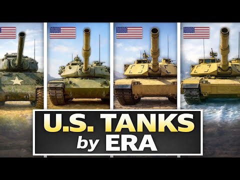 Evolution of U.S. Tanks by Era (3D Military Comparison)