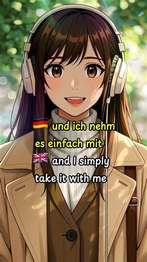 Learn German with Music 🇩🇪 |😍Quiet Love Song (Easy Lyrics + Translation) #deutschlernen