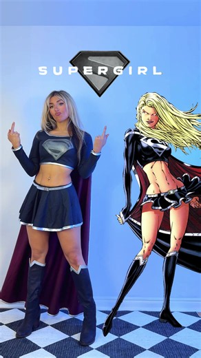 Do you prefer the dark suit? #supergirl #supergirlcosplay #karazorel #supergirledits #cosplaygirl