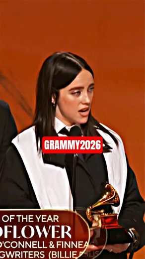 Billie Eilish’s Political Speech! Grammy 2026 #billieeilish #billie #grammys