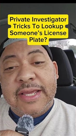 License Plate Lookup by Private Investigator