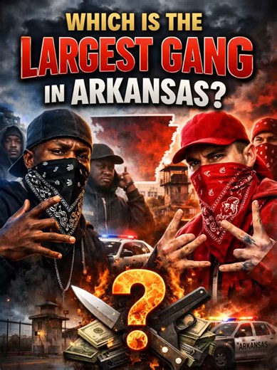 Which is the largest gang in Arkansas? #learnontiktok #gang #usa #knowledge #geographyfacts
