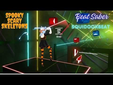 Beat Saber - Spooky Scary Skeletons (The Living Tombstone) [Full Body Tracking]