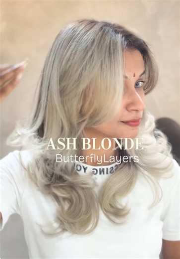Ash Blonde Butterfly Layers — Dream Hair Colour at HerPlace