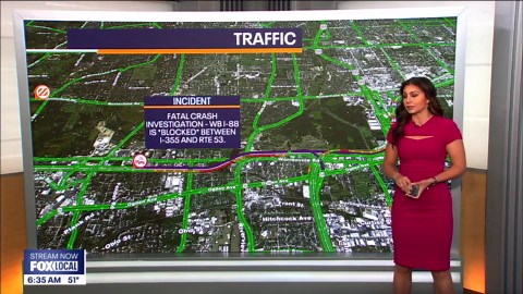 Fatal crash on I-88 stalls rush hour traffic in DuPage County