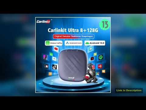 Carlinkit Android 13 Tv Box Support Netflix For YouTube Wireless CarPlay Android Auto Ultra 8128G Q