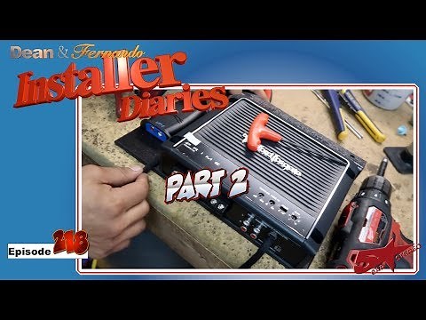 101 High level sub amp install Installer Diaries 218
