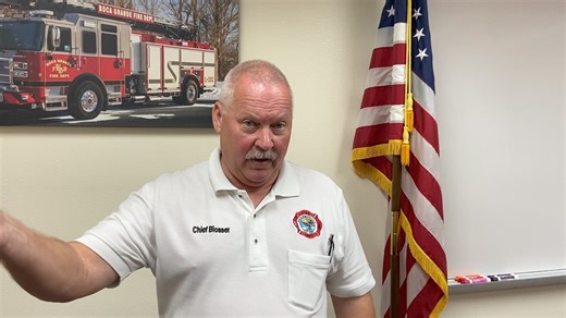A message from Chief Blosser of the Boca Grande Fire Department. | The Boca Beacon