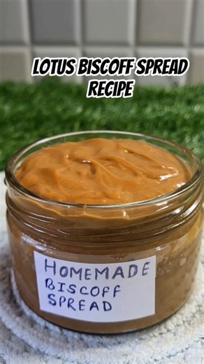 Lotus Biscoff Spread Recipe At Home |Biscoff Spread Recipe #shortsfeed #biscoff #biscoffcheesecake
